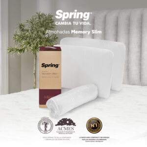 Almohadas Spring Memory Slim (2 unidades)