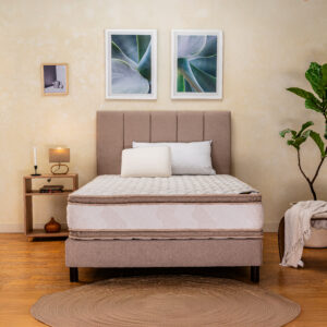 Colchón Spring Zen Natural + Almohada Siliconada